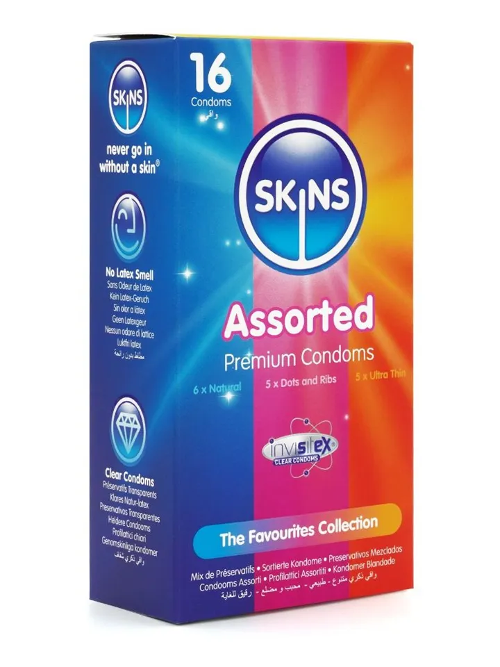 Skins Assorted Condoms 16-pack - Mix pack condoms 1 [full]