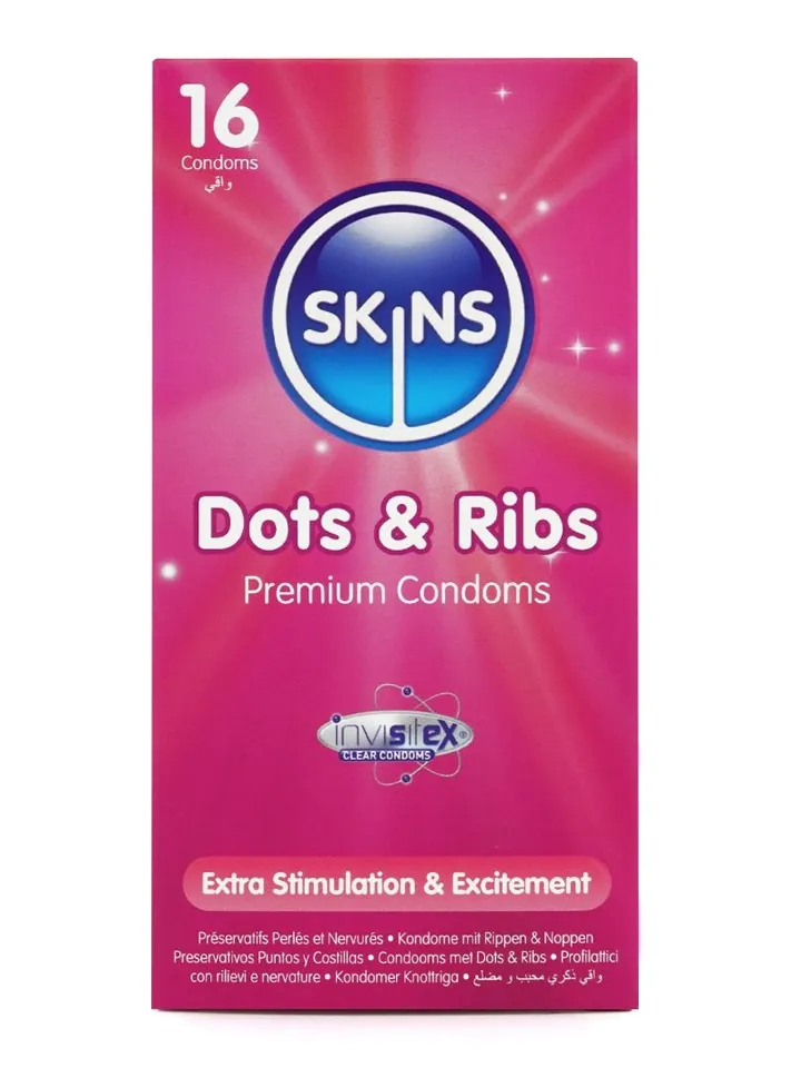 Skins Dots & Ribs Condoms 16-pack - Textured condoms 2 [full]