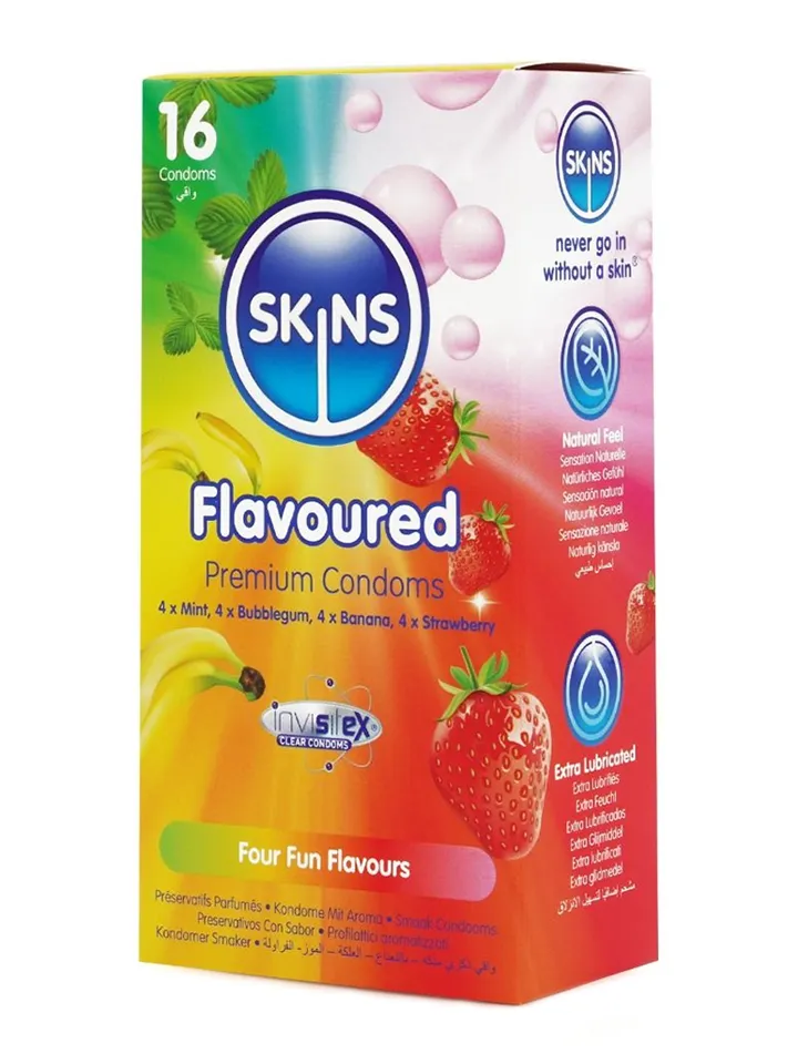 Skins Flavours Condoms 16-pack - Flavoured condoms 1 [full]