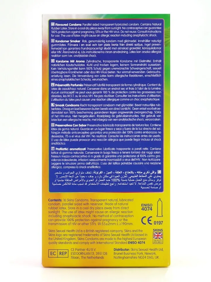 Skins Flavours Condoms 16-pack - Flavoured condoms 3 [full]