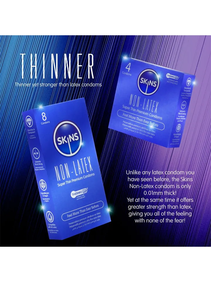 Skins Non-Latex Condoms 8-pack - Condoms 4 [full]