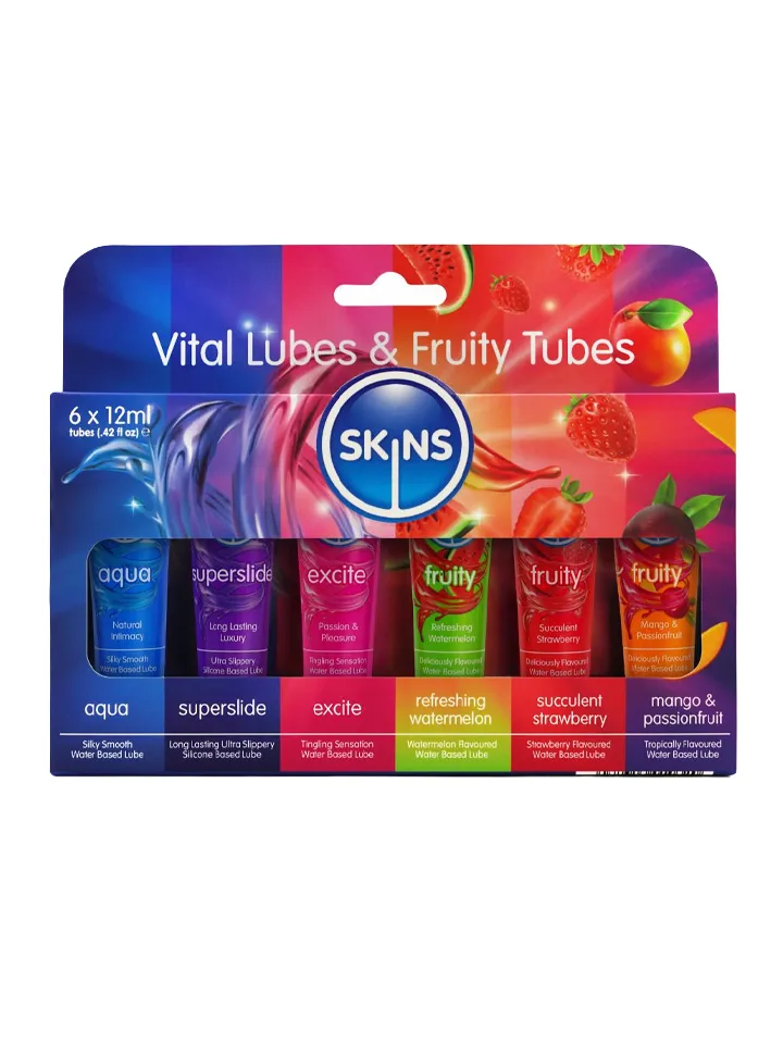 Skins Tubes Vital & Fruity 6-pack - Flavoured lubricant 1 [full]