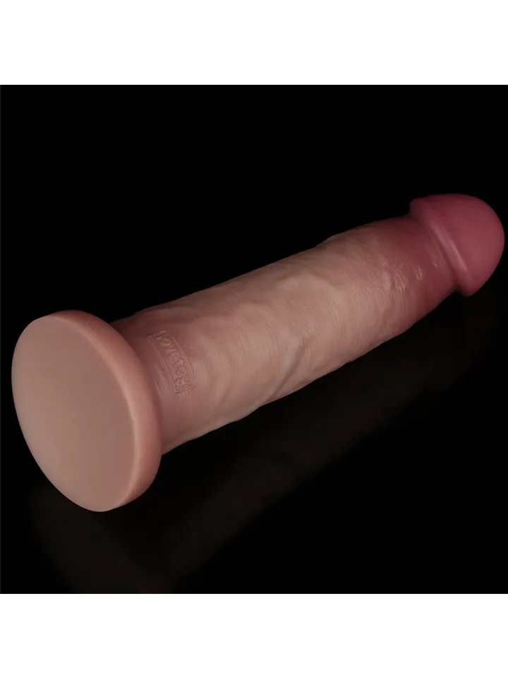 Sliding Skin Pro II Dual Layer Silicone Dildo 22,7 cm - Lifelike dildo 4 [full]