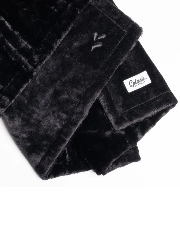 Splash Blanket Furlush Black On Black Medium - Sex sheets 5 [full]