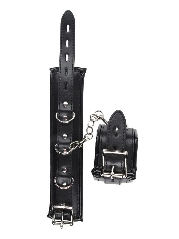 Sponge Wrist Cuffs Black - Handcuffs 2 [full]