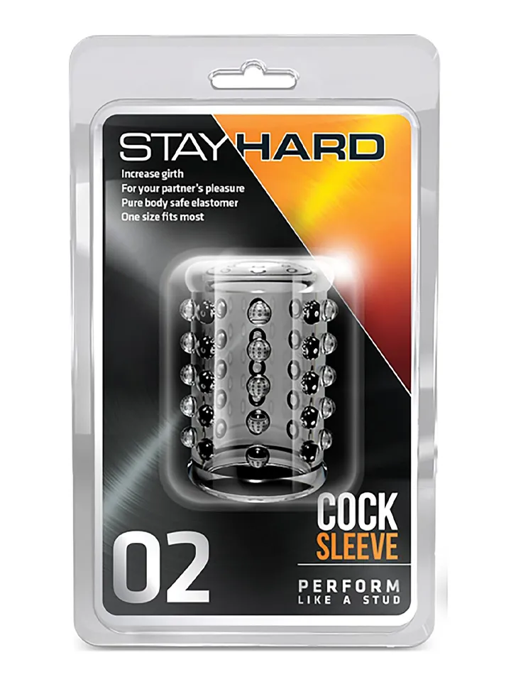 Stay Hard Cock Sleeve 02 Clear - Penis extender/penis sleeve 3 [full]