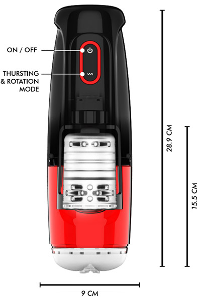 Storm Thrust & Suction Vagina Masturbator - Automatic masturbator 3