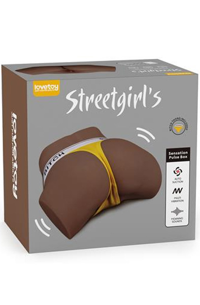 Streetgirl #16 Masturbator With Vibration & Moans Brown - Sex doll 1