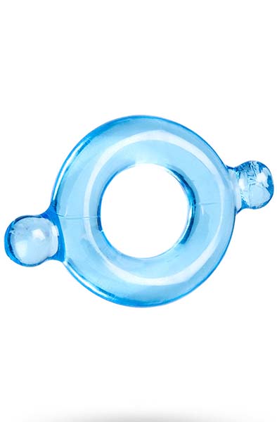 Stretchy Light Blue C-ring - Cock ring 2