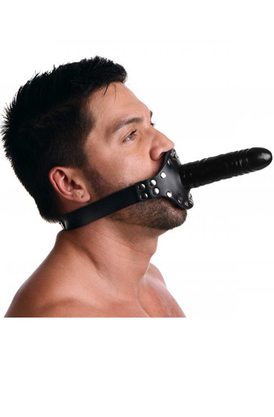Strict Ride Me Mouth Gag - Knebelball mit Dildo 2