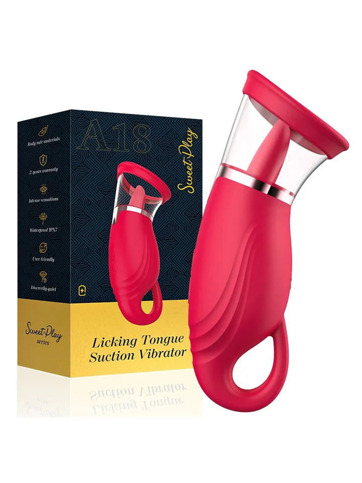 Suction Vibrator With 360° Tongue Stimulation - Clitoral vibrator 6 [full]