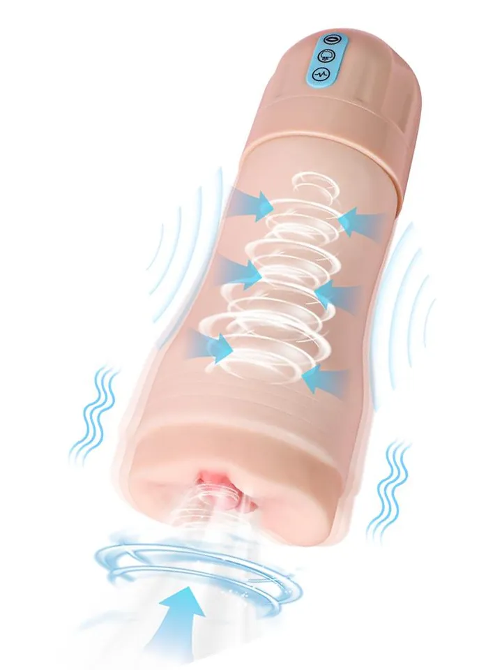 Suctroker Masturbator With Vibration & Sucking - Vibrating masturbator 1 [full]
