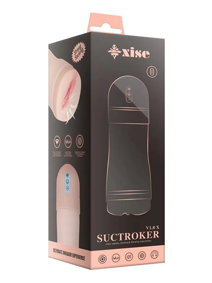 Suctroker Masturbator With Vibration & Sucking - Vibrating masturbator 5 [full]