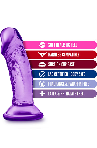 Sweet N Small Dildo Purple 11,4 cm - Dildo 2