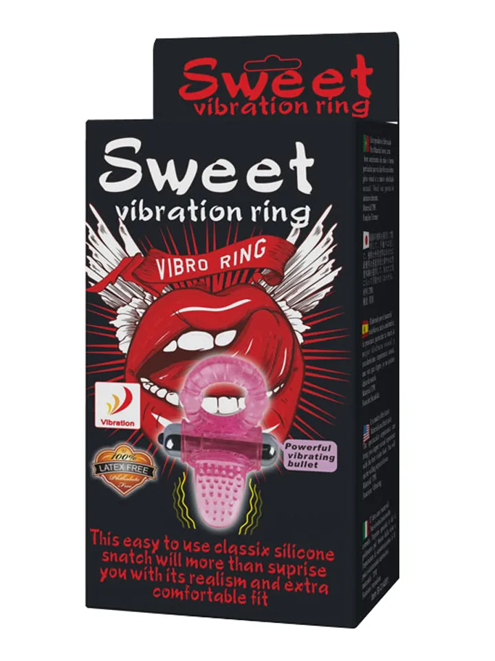 Sweet Vibrating Ring Pink - Rabbit cock ring 3 [full]