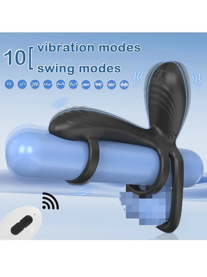 Swinging & Vibrating Cock Ring - Vibrating cock ring 3 [full]