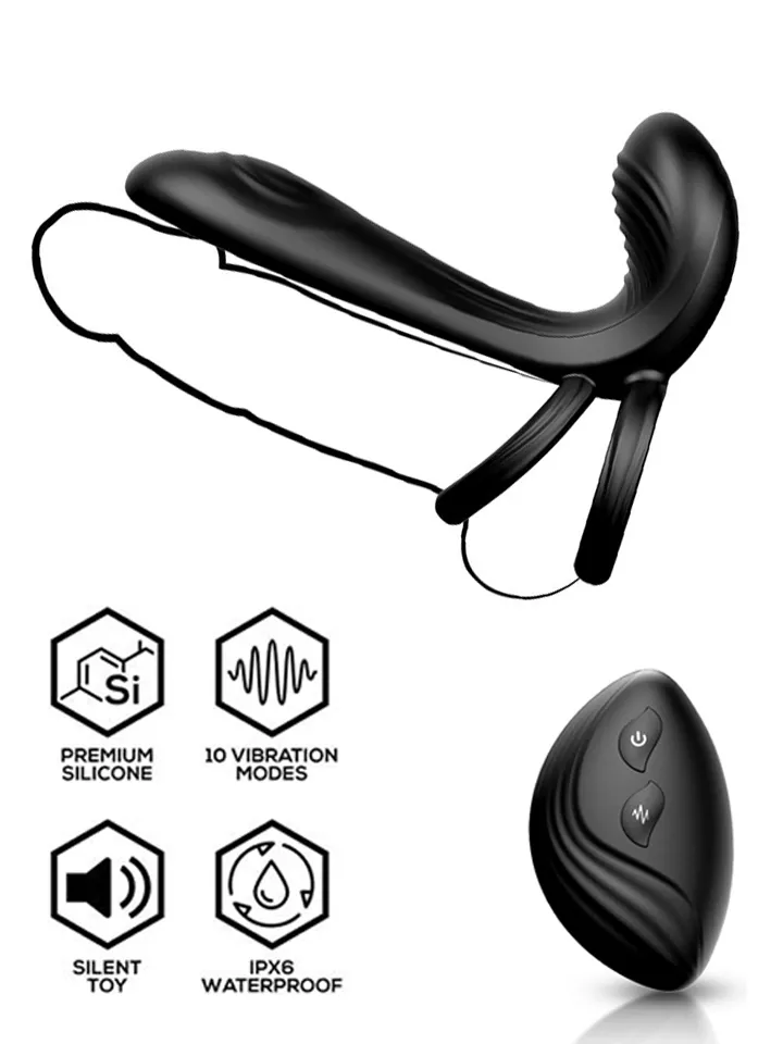 Synkox Girth Gainer Vibrating Double Cockring - Vibrating cock ring 1 [full]