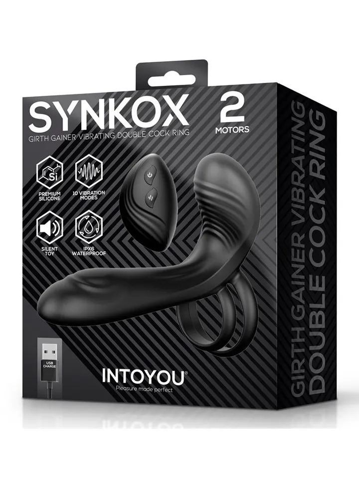 Synkox Girth Gainer Vibrating Double Cockring - Vibrating cock ring 5 [full]