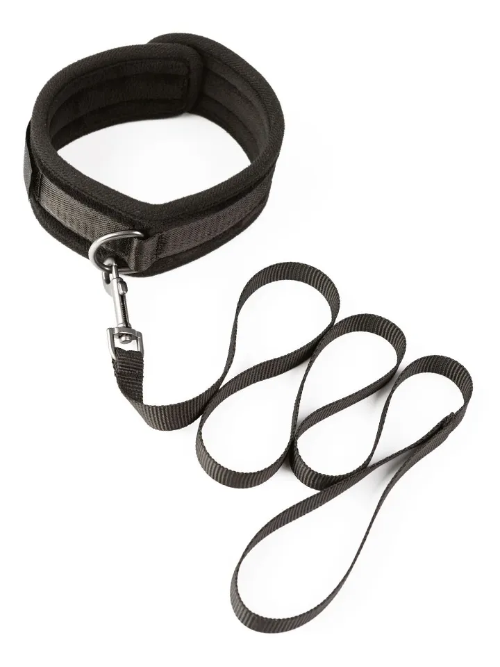 Take The Lead Padded Neck Collar & Leash - Bondage Collar & Couple 2 [full]