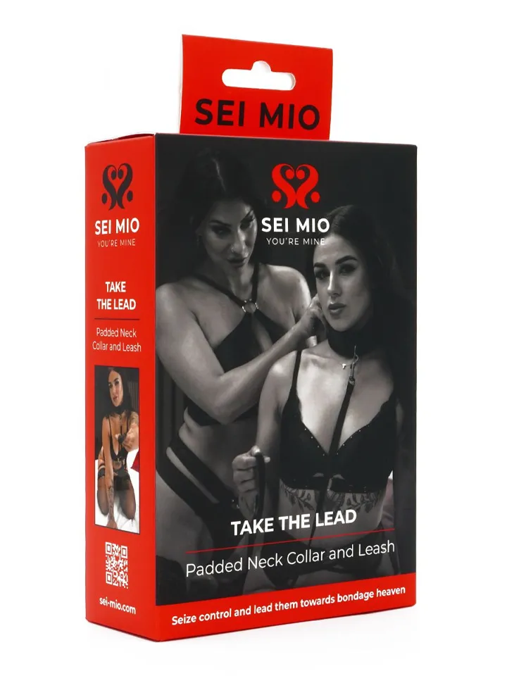 Take The Lead Padded Neck Collar & Leash - Bondage Collar & Couple 4 [full]