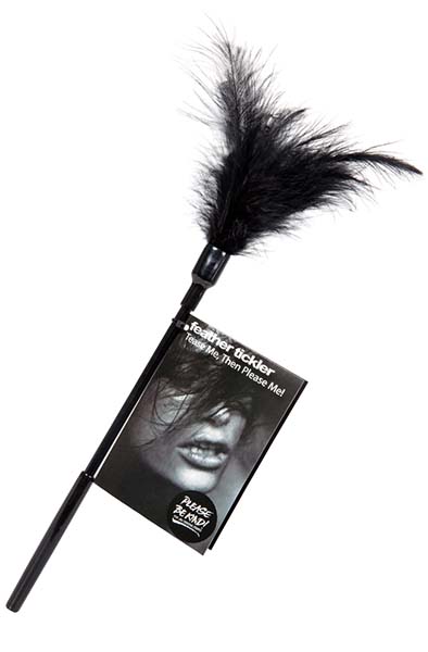 Tease Me Then Fuck Me Feather Tickler Black - Tickler 2