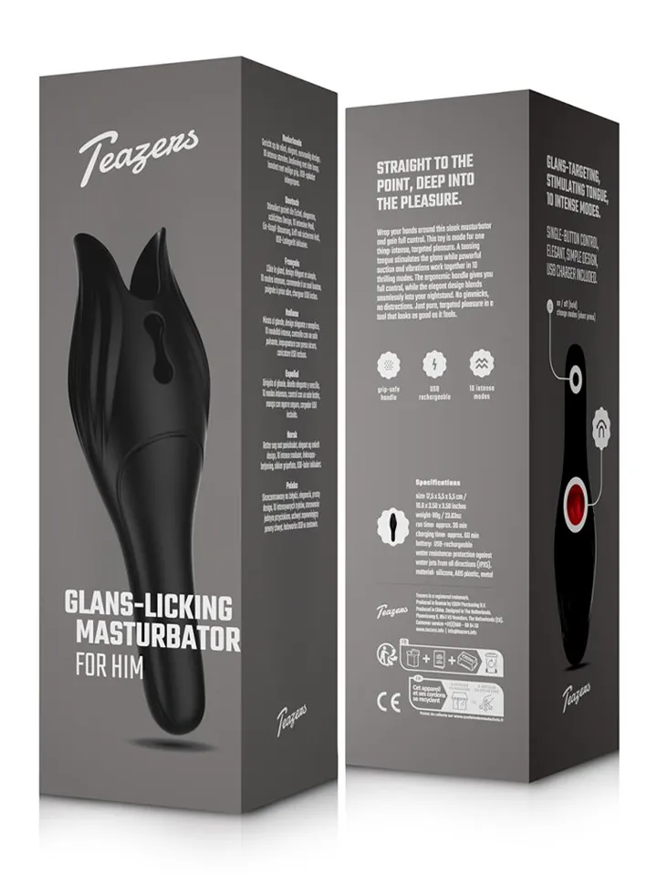 Teazers Glans-Licking Masturbator - Stroker 5 [full]
