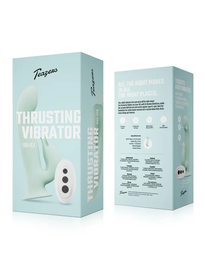 Teazers Rotating Rabbit Vibrator With Remote Control - Rabbit vibrator 4 [full]