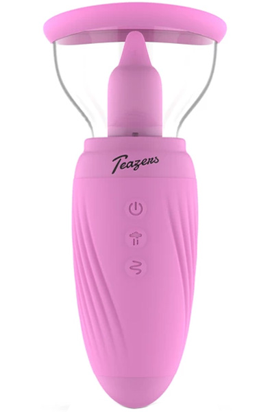 Teazers Suction Cup With Clitoris Vibrator - Vibrating clitoris pump 2