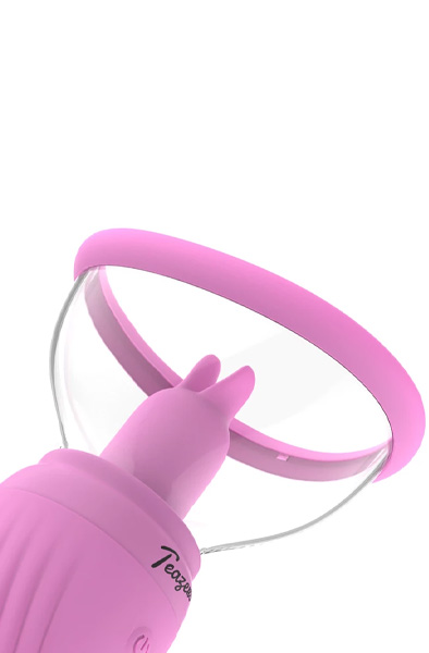 Teazers Suction Cup With Clitoris Vibrator - Vibrating clitoris pump 5