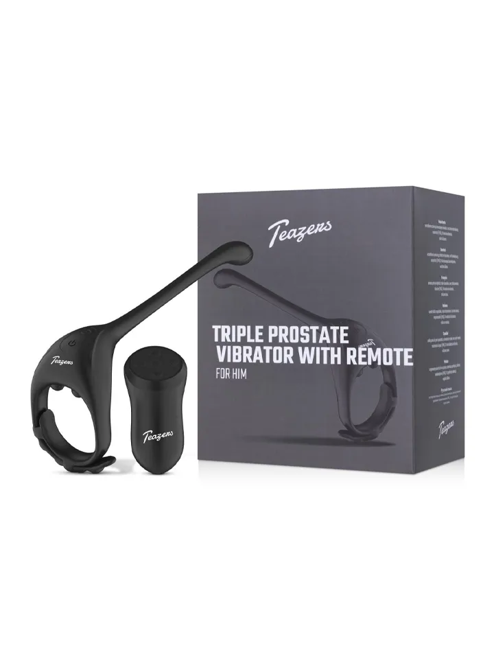 Teazers Triple Prostate Vibrator With Remote - Prostate stimulator 6 [full]