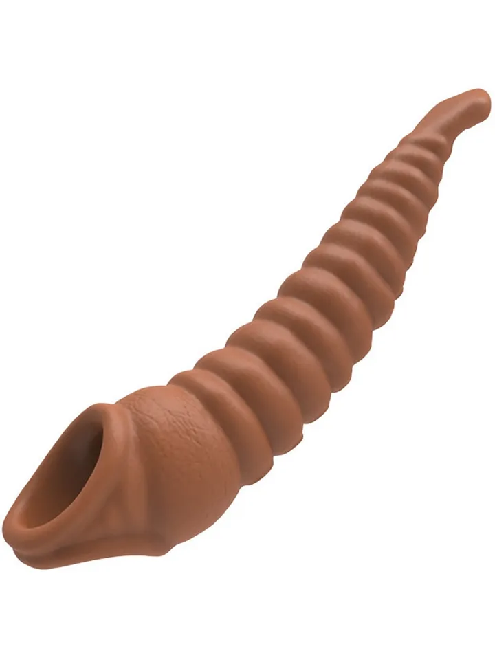 Tentik Vibrating Penis Sleeve 22 cm - Vibrating penis extender 3