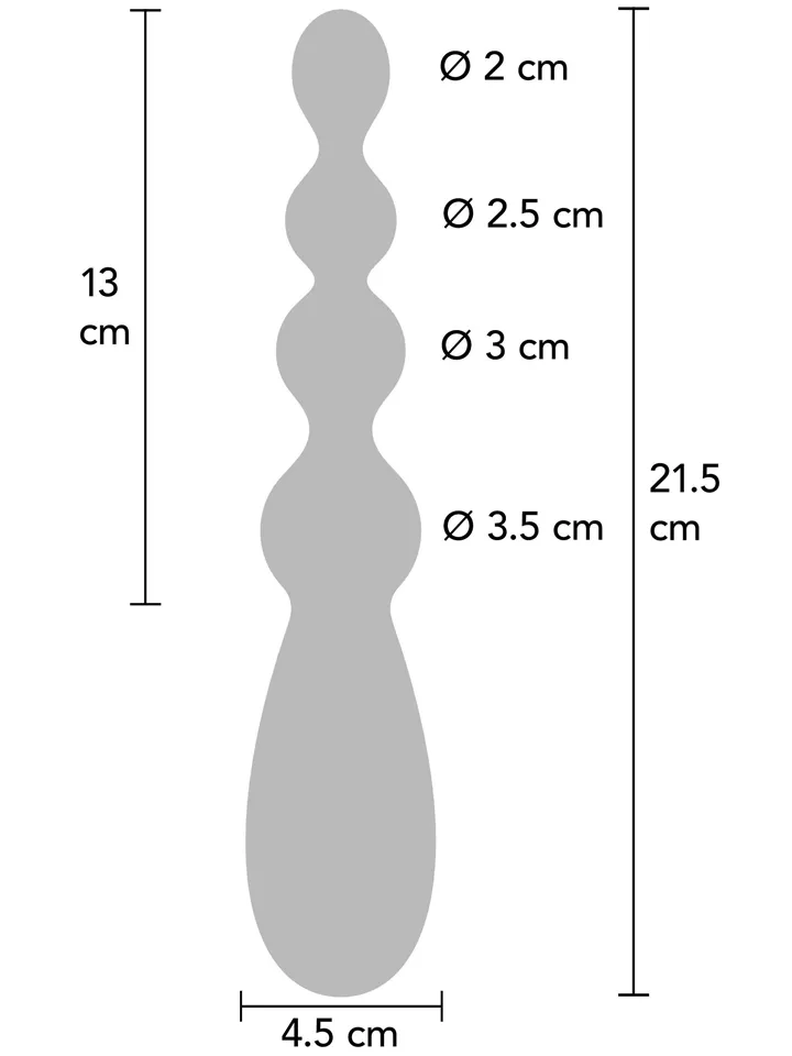 Tetra Thrill Anal Vibrator 21,5 cm - Anal vibrator 2