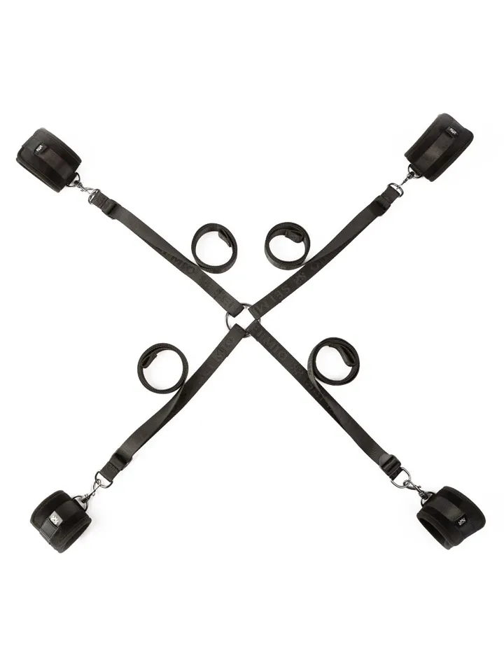 The Bed-Spreader Under The Mattress Restraint System - Wrist & ankle cuffs 3 [full]