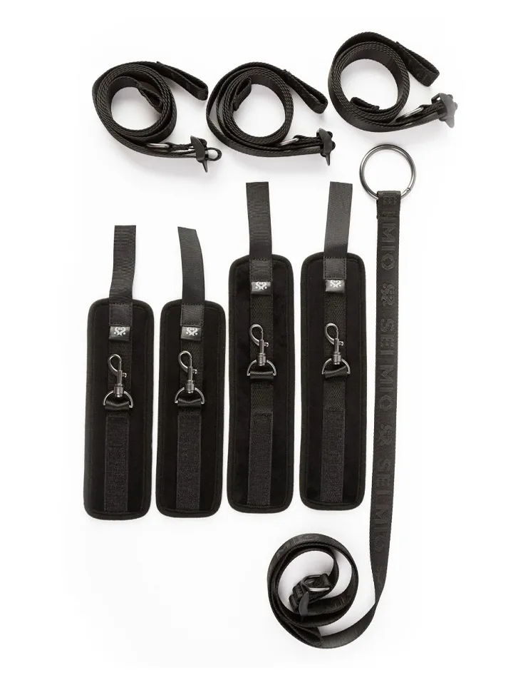 The Bed-Spreader Under The Mattress Restraint System - Wrist & ankle cuffs 4 [full]