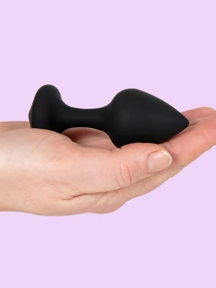 The Best Silicone Beginner Plug Black Small - Anal plug 1 [full]