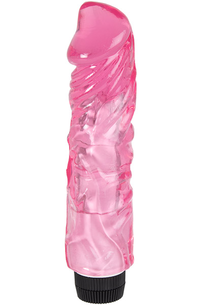 Thick Realistic Vibrating Dildo Pink 22 cm - Vibrierender Dildo 1