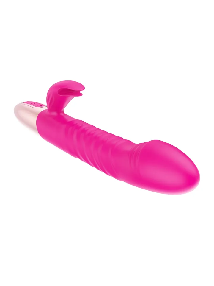 Thrusting & Heating 10 Functions Vibrator - Heating rabbit vibrator 2 [full]