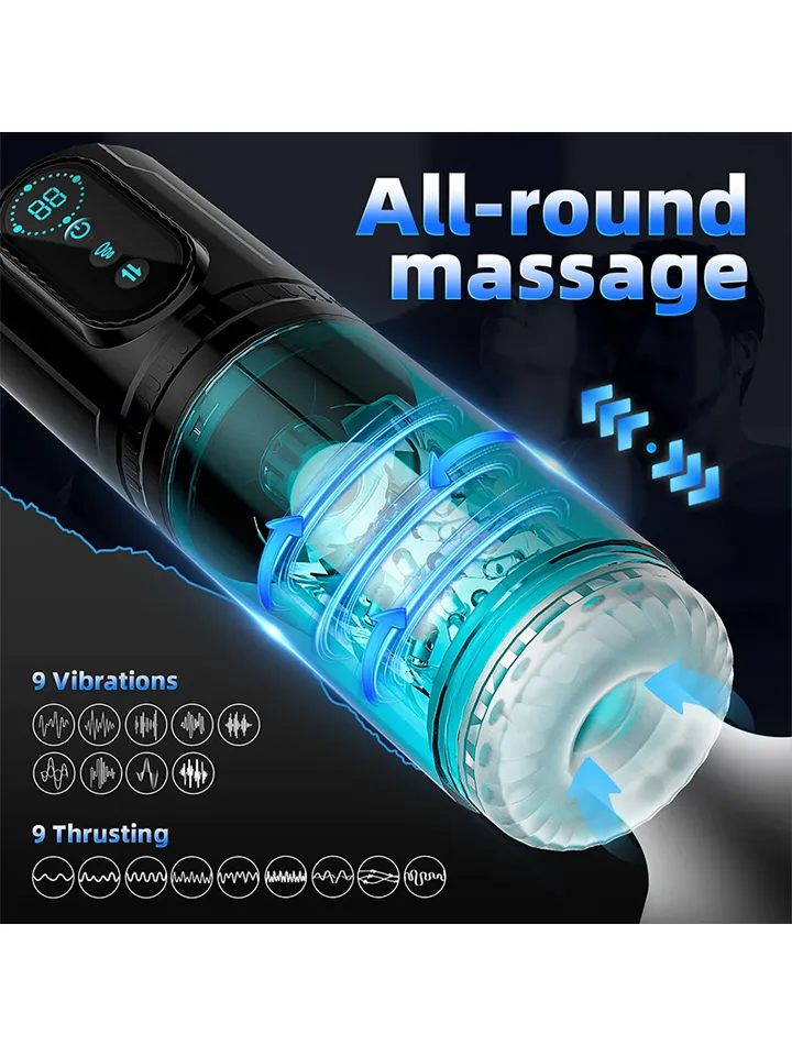 Thrusting & Sucking Masturbator Pump - Automatic masturbator 3 [full]
