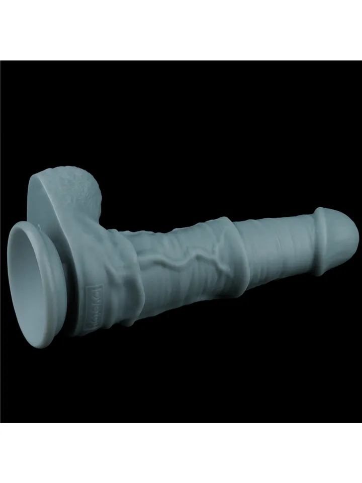 Thrusting & Vibrating Silicone Dildo 27,5 cm - Vibrating dilator 4 [full]