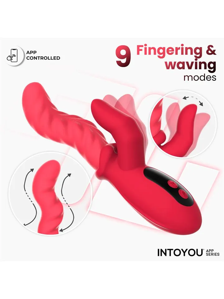 Tingly Vibrator With Finger, Waving & App - App-controlled rabbitvibrator 2 [full]