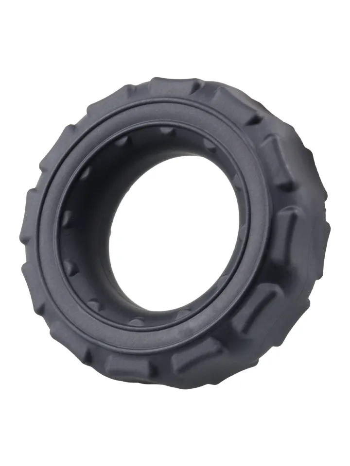 Tire Silicone Cock Ring Black - Cock ring 1 [full]