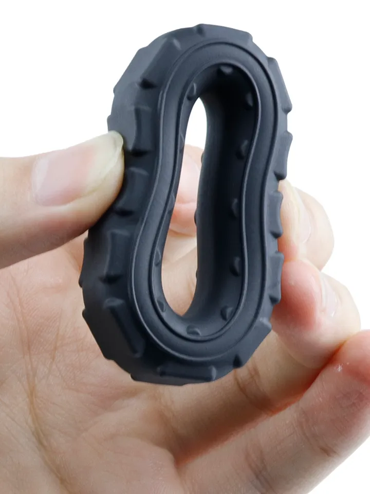Tire Silicone Cock Ring Black - Cock ring 2 [full]