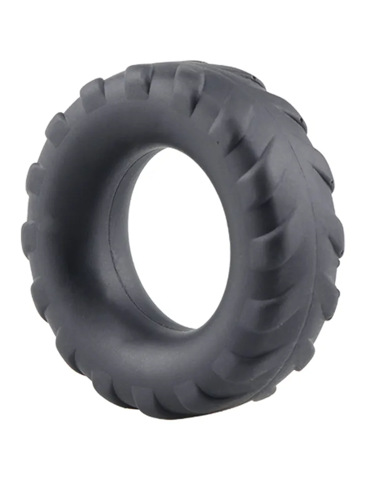 Tire Silicone Power Ring Black - Cock ring 1 [full]