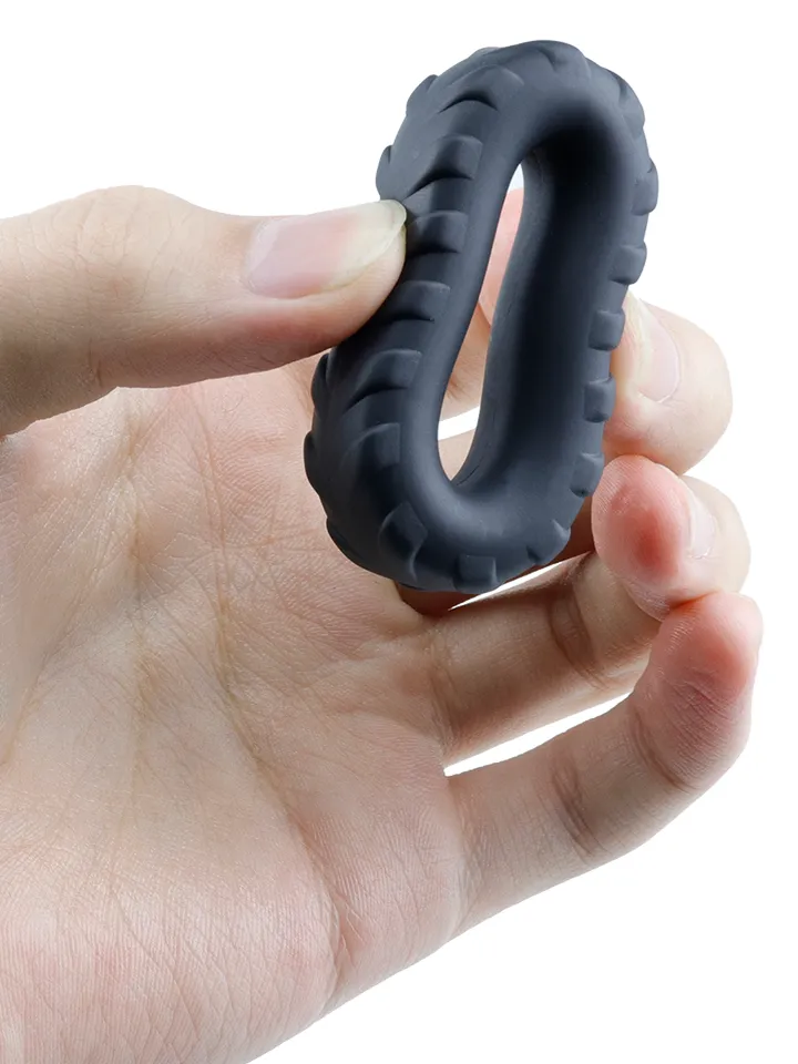 Tire Silicone Power Ring Black - Cock ring 2 [full]