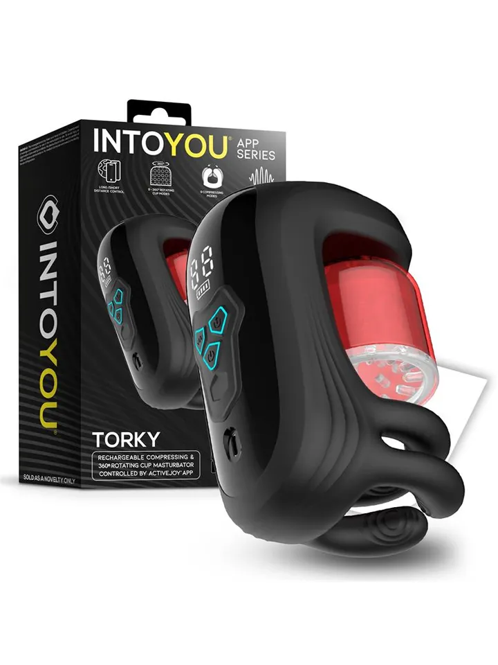 Torky Compressing Rotating App Masturbator - Automatic masturbator 7 [full]