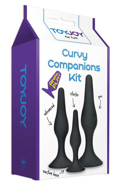 ToyJoy Anal Play Curvy Companions Kit - Analplug Set 2