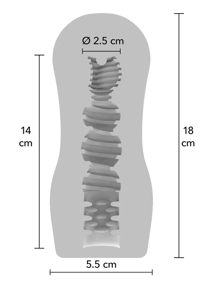 ToyJoy Clear Grip Vacuum Stroker - Stroker 2 [full]