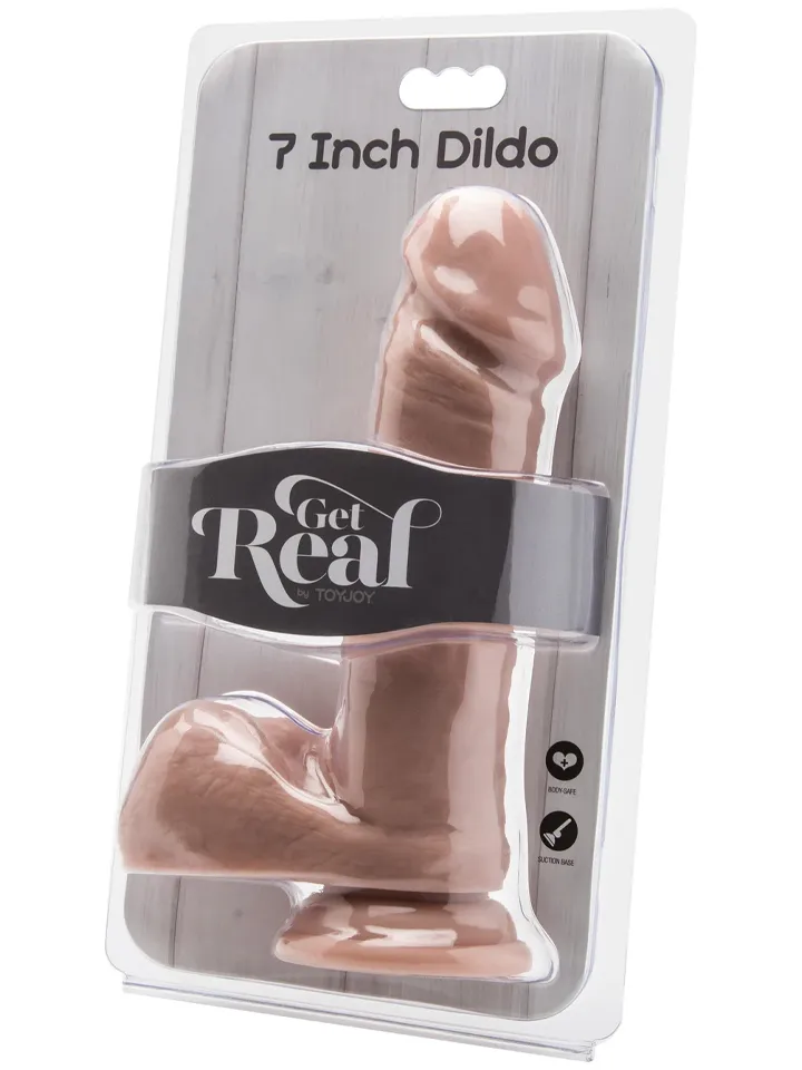 ToyJoy Get Real Dildo With Balls 18 cm - Lifelike dildo 3