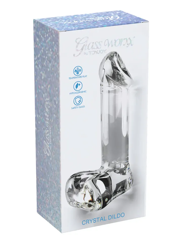 ToyJoy Glass Worxx Crystal Cock 17,5 cm - Glass dildo 3 [full]