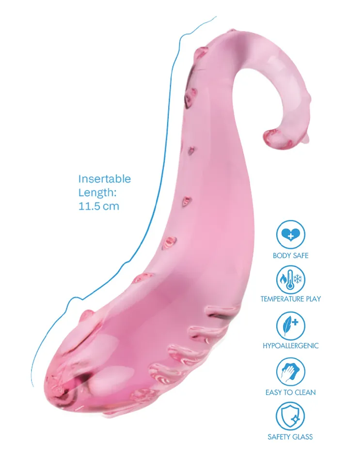ToyJoy Glass Worxx Sparkle G-Spot Dildo - Glass dildo 2 [full]